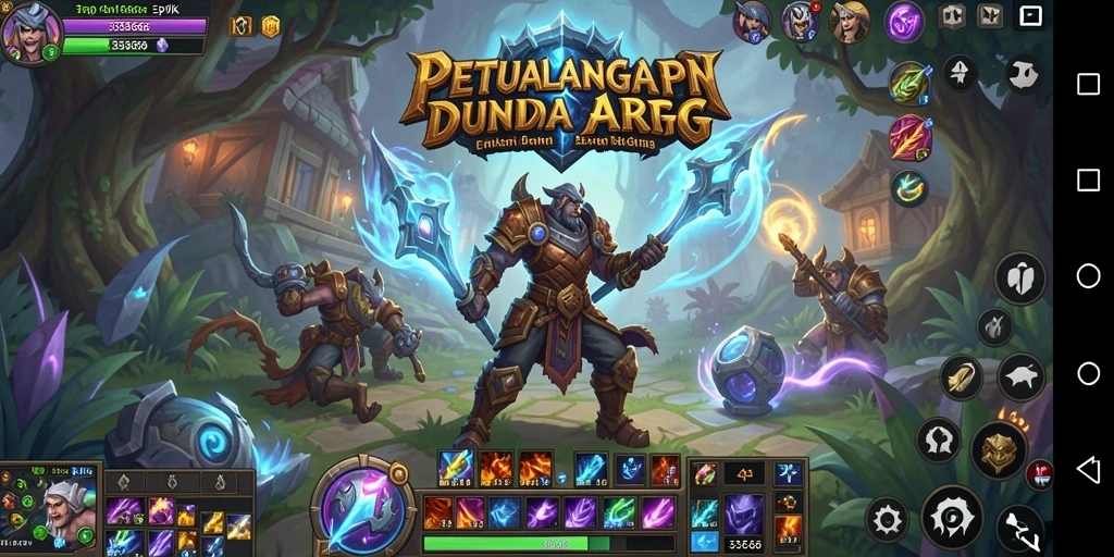 Tampilan gameplay mengesankan dari <strong>333666</strong> dalam aksi pertempuran ARPG.