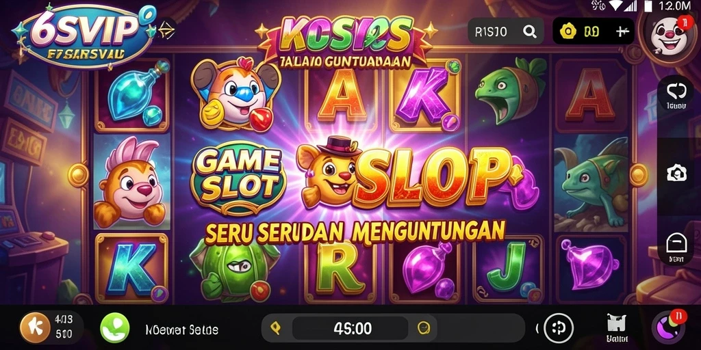 Screenshot gameplay 6SVIP menampilkan momen menarik saat berputar slot.