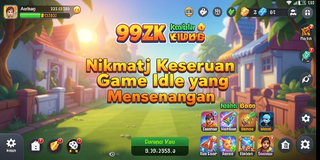 Tampilan gameplay Idle yang menarik di 99ZK.