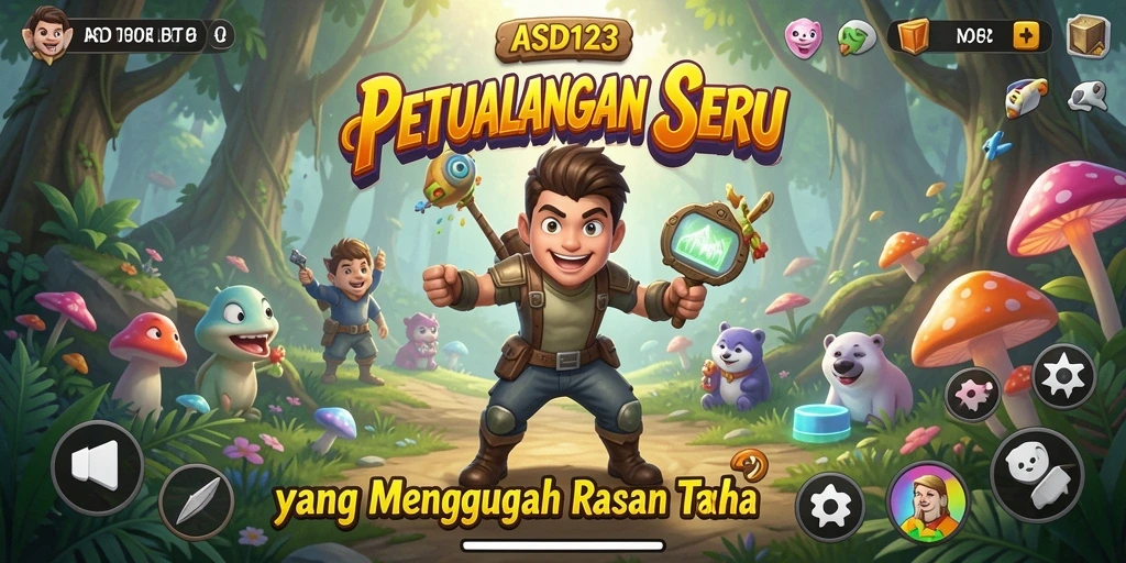 Gameplay yang menantang dan visual memukau dalam petualangan ASD123.