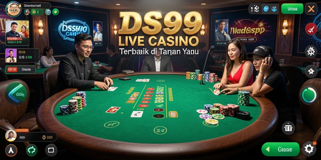 Tampilan gameplay Live Casino yang menarik dari DS99.