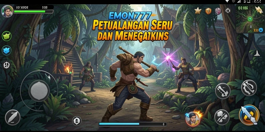 Menampilkan gameplay seru dan menarik dalam EMON777.