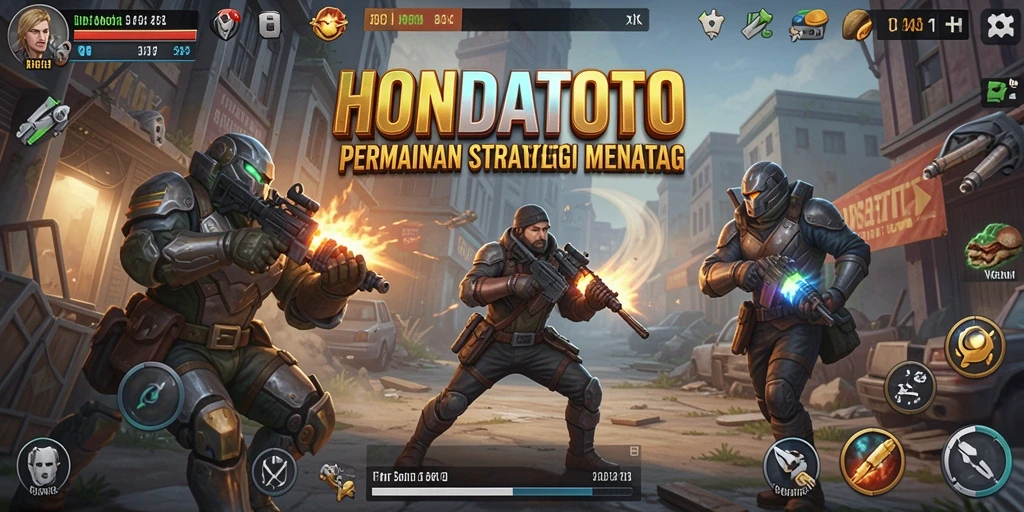 Tampilan gameplay HONDATOTO yang penuh strategi dan taktik.