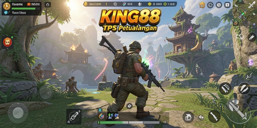 Tampilan gameplay KING88 yang mendebarkan dan penuh aksi.