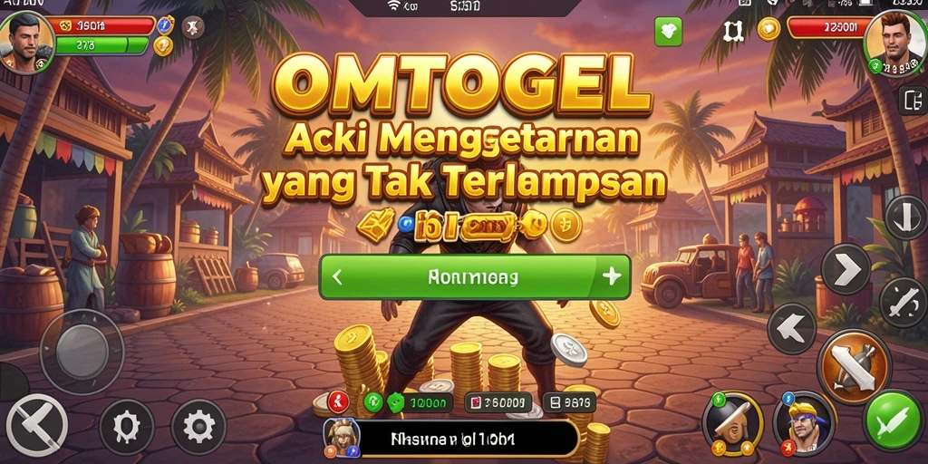 Screenshot gameplay OMTOGEL yang menunjukkan pertarungan seru.