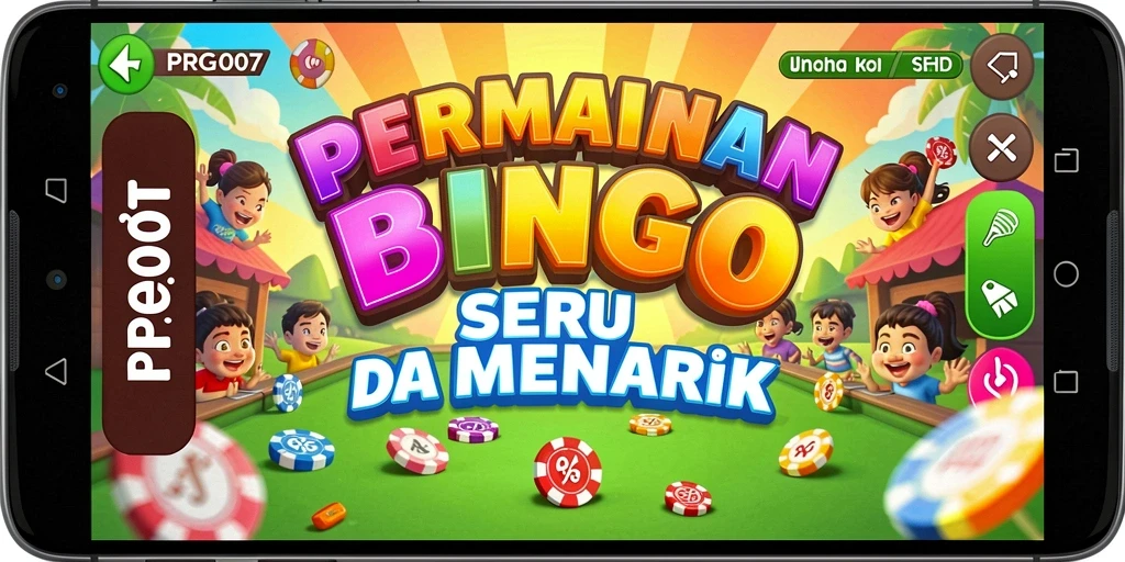 Tampilan gameplay seru Bingo di PRG007.