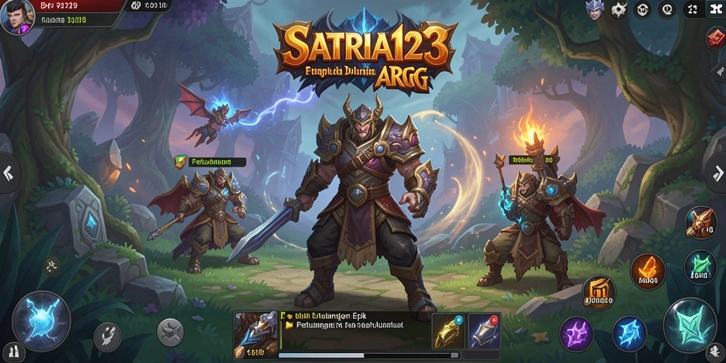 Tampilan epik dari gameplay SATRIA123 yang penuh aksi.